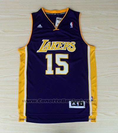Maglia Los Angeles Lakers Metta World Peace #15 Viola